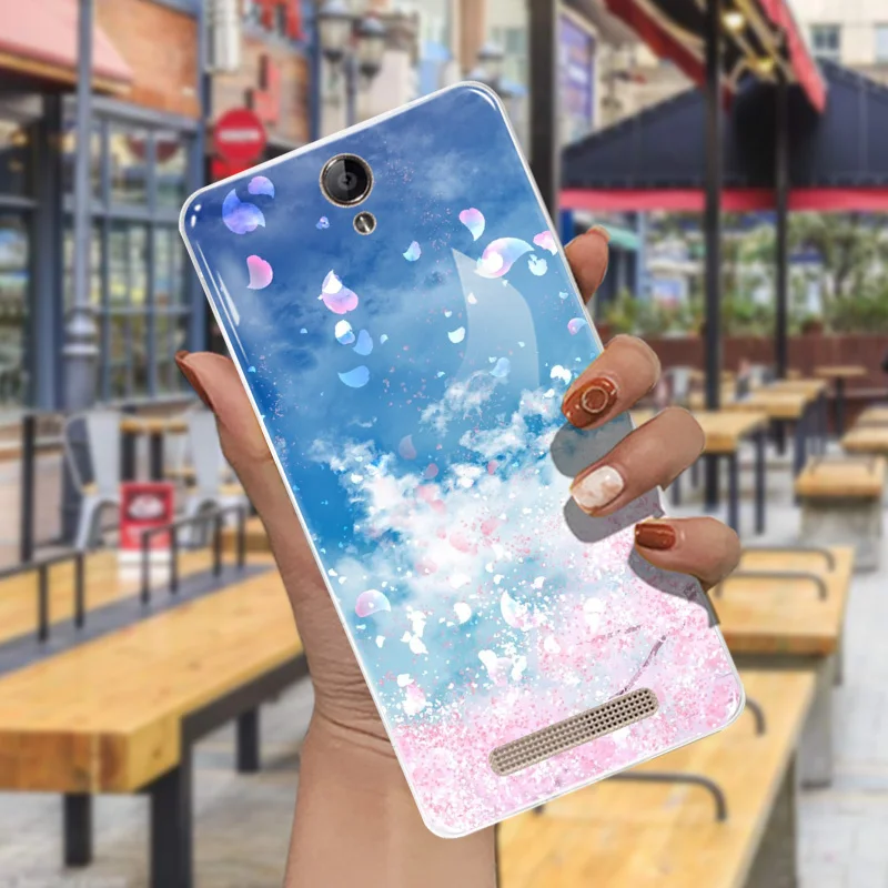 Gumei силиконовый чехол для телефона ZTE q529c задняя крышка моды голубое небо