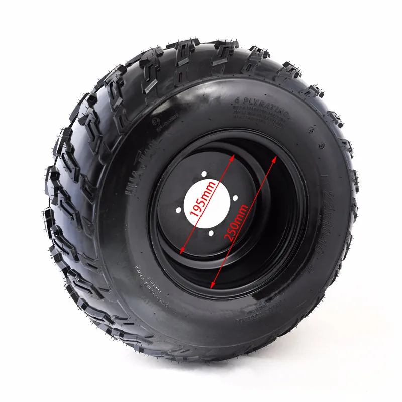 Новая шина TDPRO 22x10-10 10 &quotс ободом колеса 200cc 250cc ATV QUAD BUGGY Go Kart 22x10x10 | Автомобили и