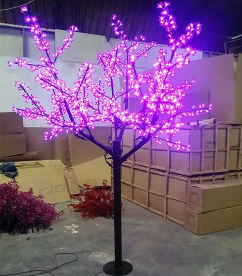 Бесплатная доставка Рождество Праздник Свадьба LED Вишневое дерево свет 960 шт
