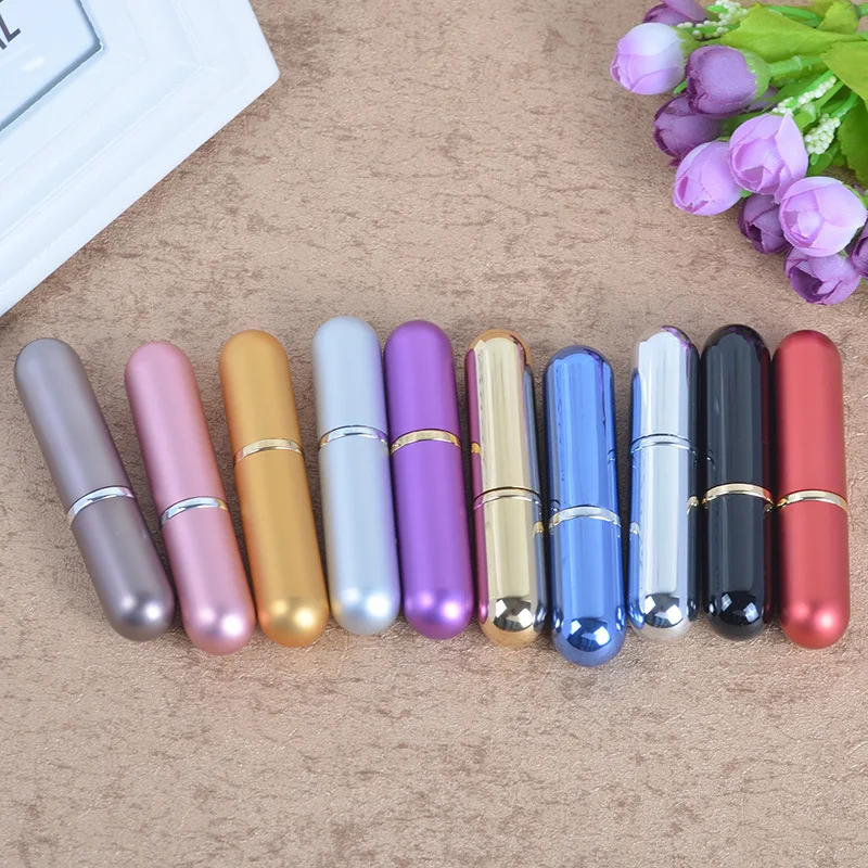 5 мл многоразовый портативный мини флакон для духов дорожный алюминиевый пустой