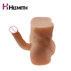 Реалистичная Силиконовая секс-кукла для женщин, Реалистичный Размер Мужская сексуальная кукла, с большим фаллоимитатором 20 см, с отверстием для ануса