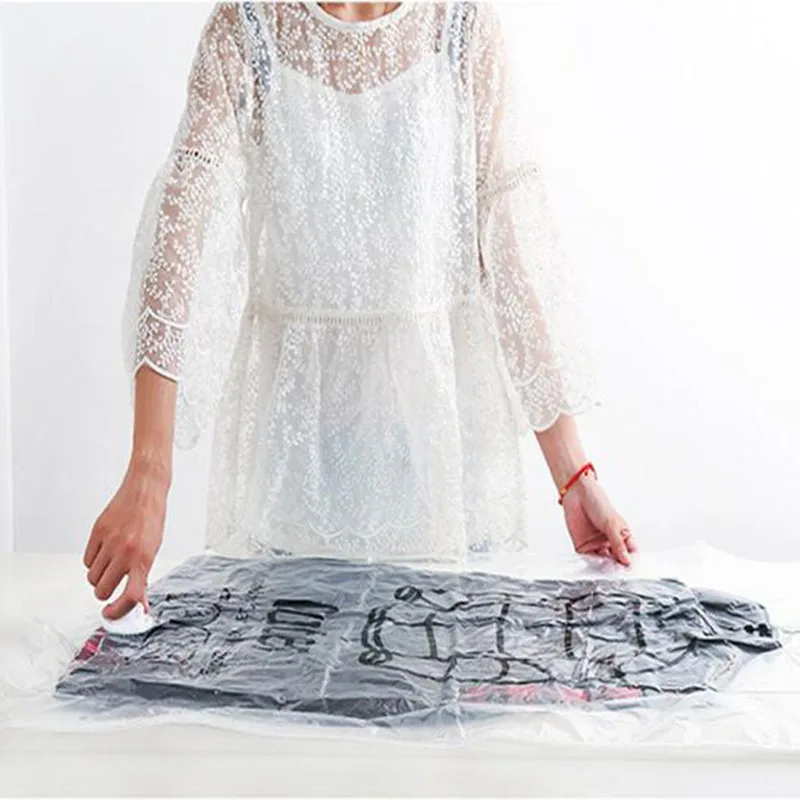 Висячая прозрачная вакуумная сумка для хранения шкаф Экономия пространства