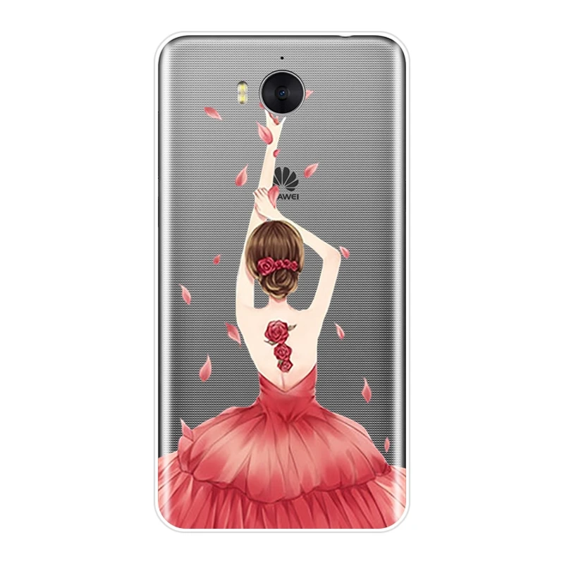 Платье для маленьких девочек платье с цветочным рисунком на заднюю панель huawei Y3 Y5