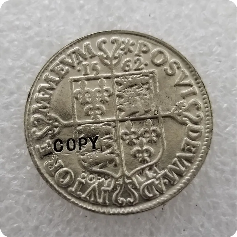 1562 Англия 6 pence-Элизабет I копия монет | Дом и сад