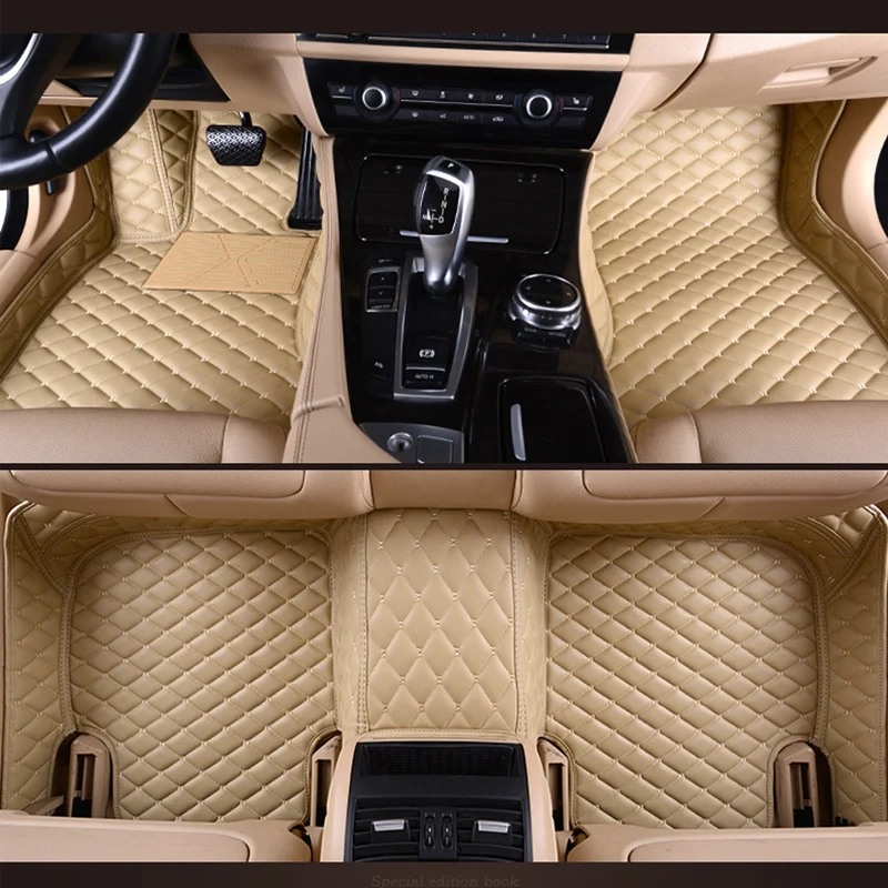 car floor mats for Audi A1 A3 A4 B8 B7 B6 B5 A6 C6 C7 A8 A8L Q3 Q5 Q7 styling accessories Custom foot |