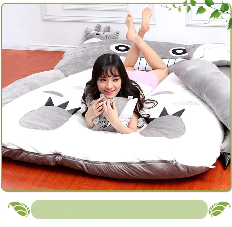 Японское аниме Тоторо Кровать для отдыха татами милый мультфильм Тоторо beanbag мягкий для ребенка друг подарок украшение дома