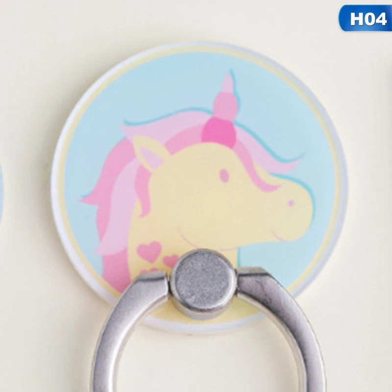 H04 New Cartoon Unicorn Mobile Phone Ring Bracket For IPhone6s 7 8p X XR XS Max Mobile Phone Holders - Цвет: H04