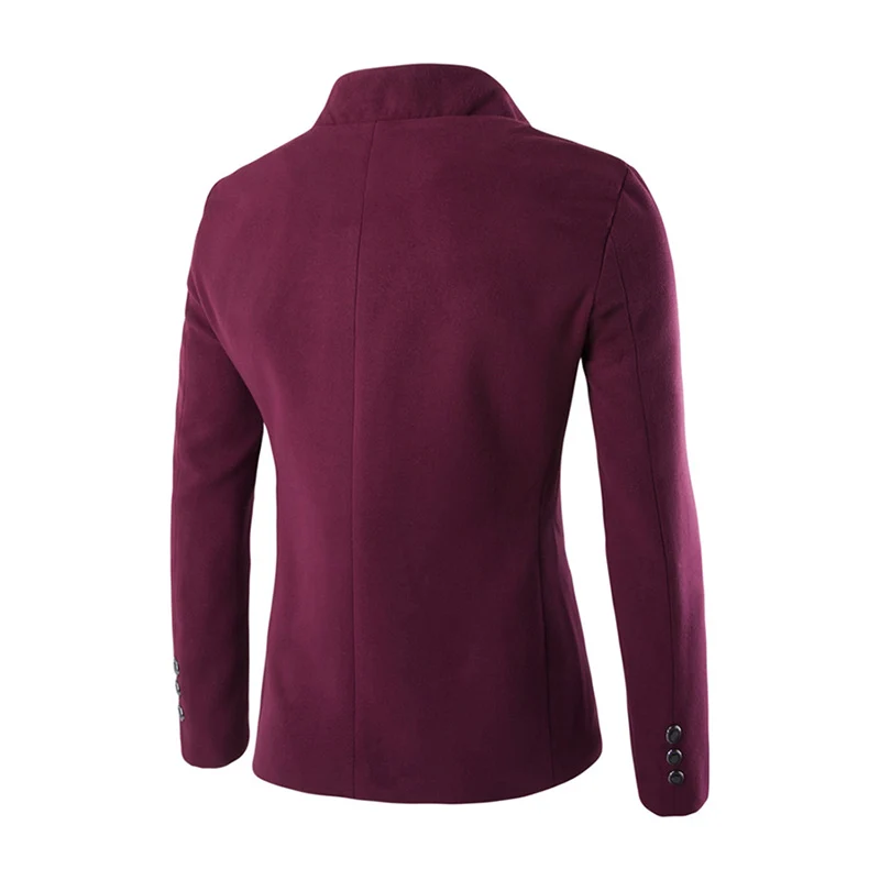 Новинка 2017 стильный осенне зимний мужской повседневный костюм с воротником