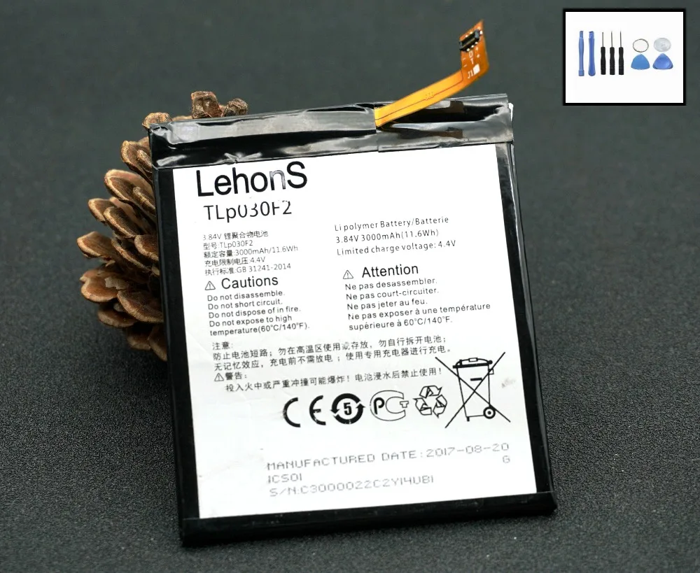 LehonS 3000 мАч/11.6Wh запасная батарея для Alcatel One Touch Idol 4S 6070 6070K 6070O 6070Y DTEK60