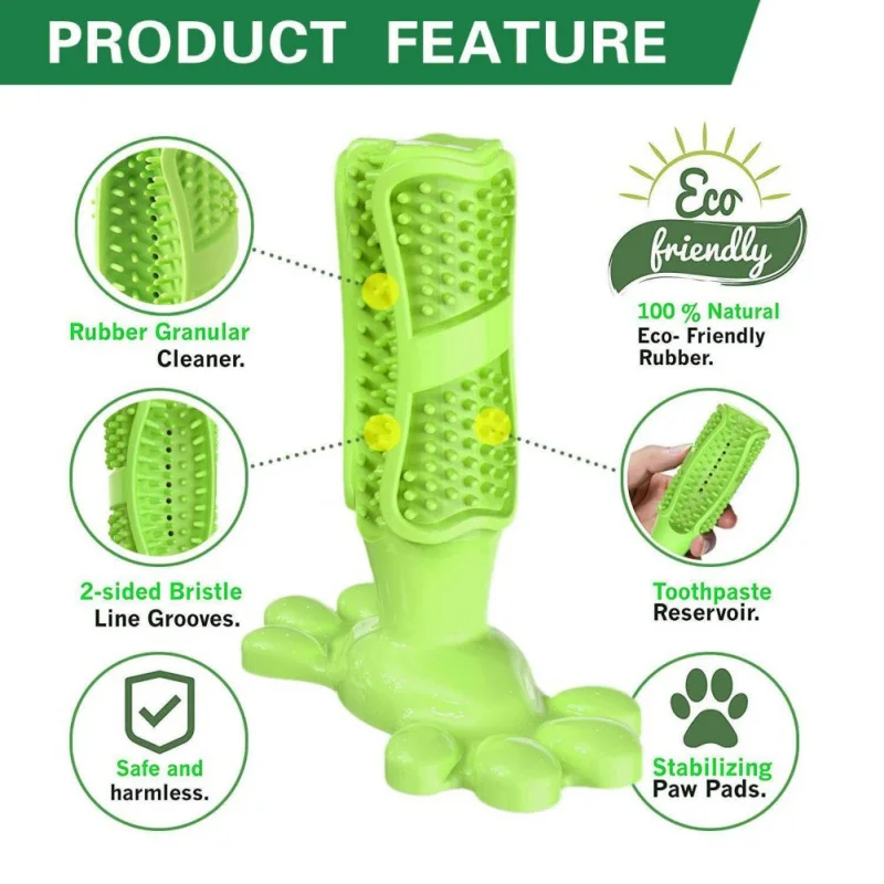 VOVOPET Pet Dog Toothbrush Dogs Chew Toys Soft Rubber Teeth Cleaning for Small dogs Pets Toothbrushes Puppy Dental Care |