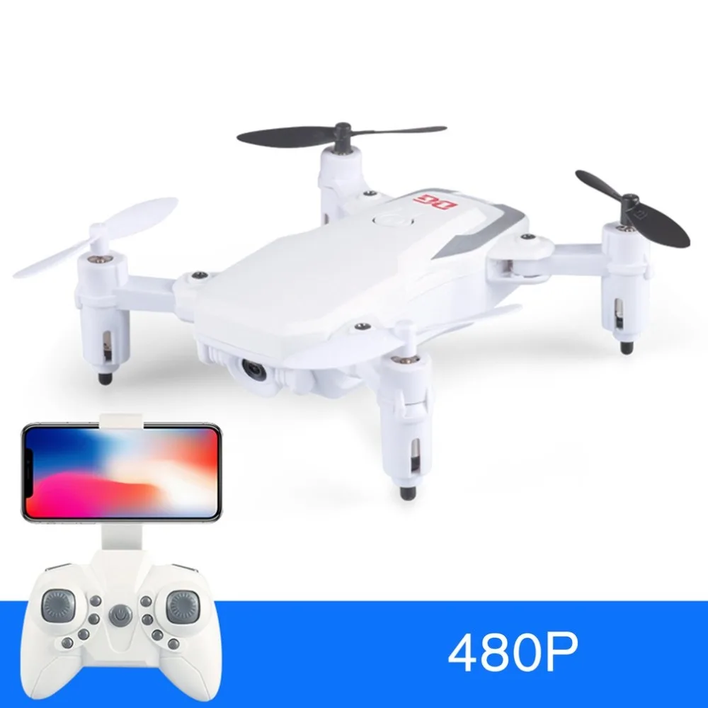 Рождество DG186 Мини RC 2 4G cскладная FPV Квадрокоптер беспилотный самолет с 720P HD