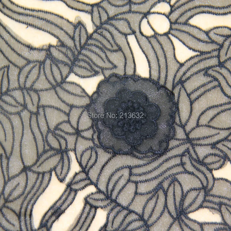 POp46 тюль из органзы вуаль текстиль вышивка оптовая продажа компьютерная