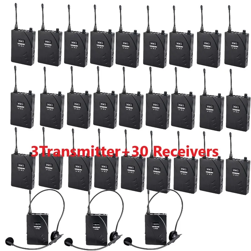 Беспроводная система туристического гида Takstar UHF938/UHF 938 UHF Диапазон действия 50 м 3