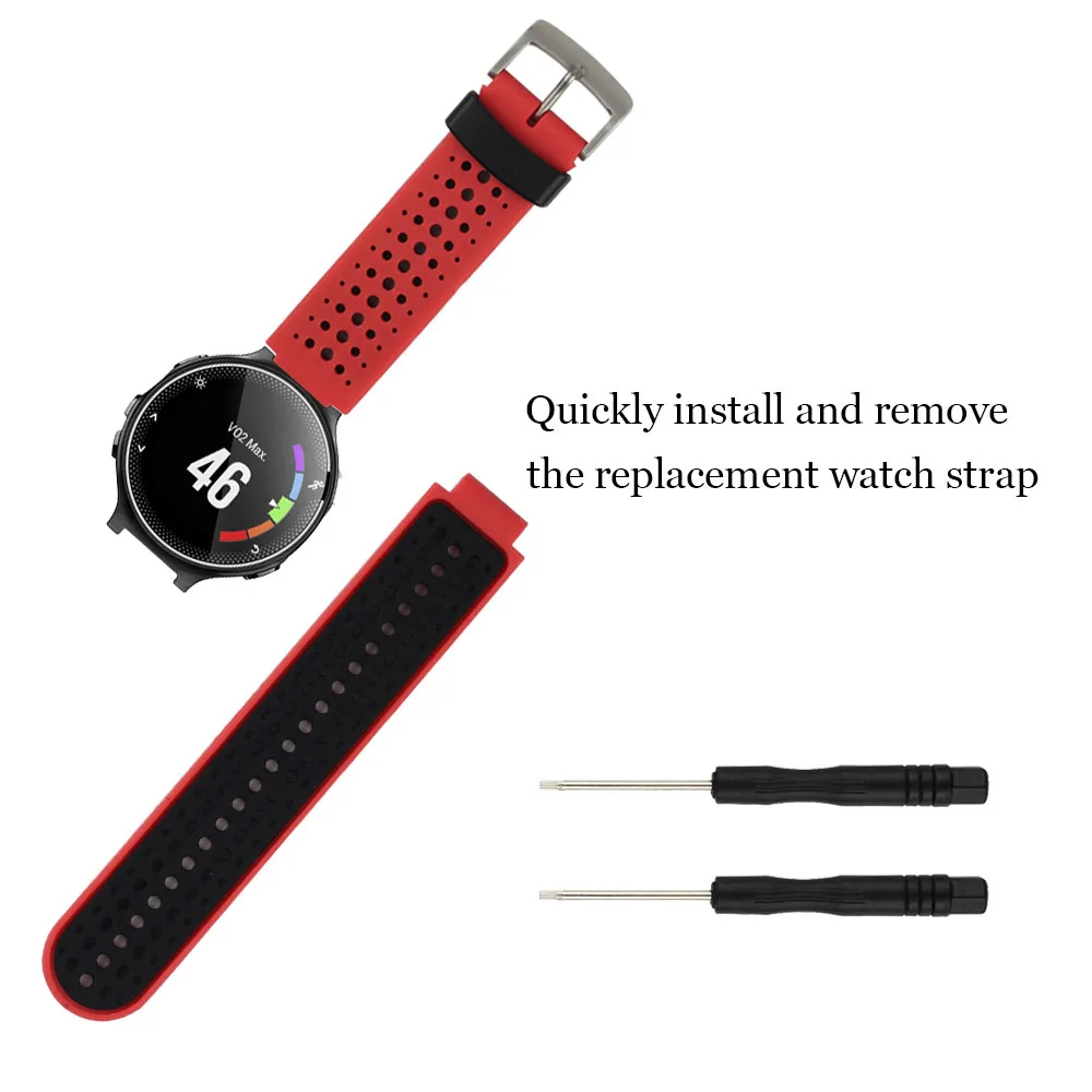Силиконовый ремешок Honecumi для наручных часов Garmin 735XT смарт Forerunner 220 230 235 630 620