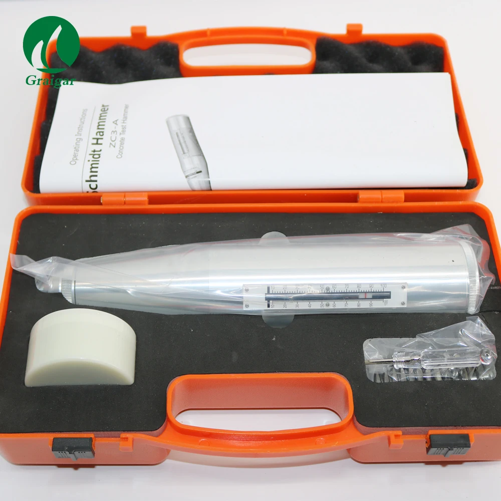 

New ZC3-A Concrete Rebound Hammer Tester Meter Gauge Fast Shipping