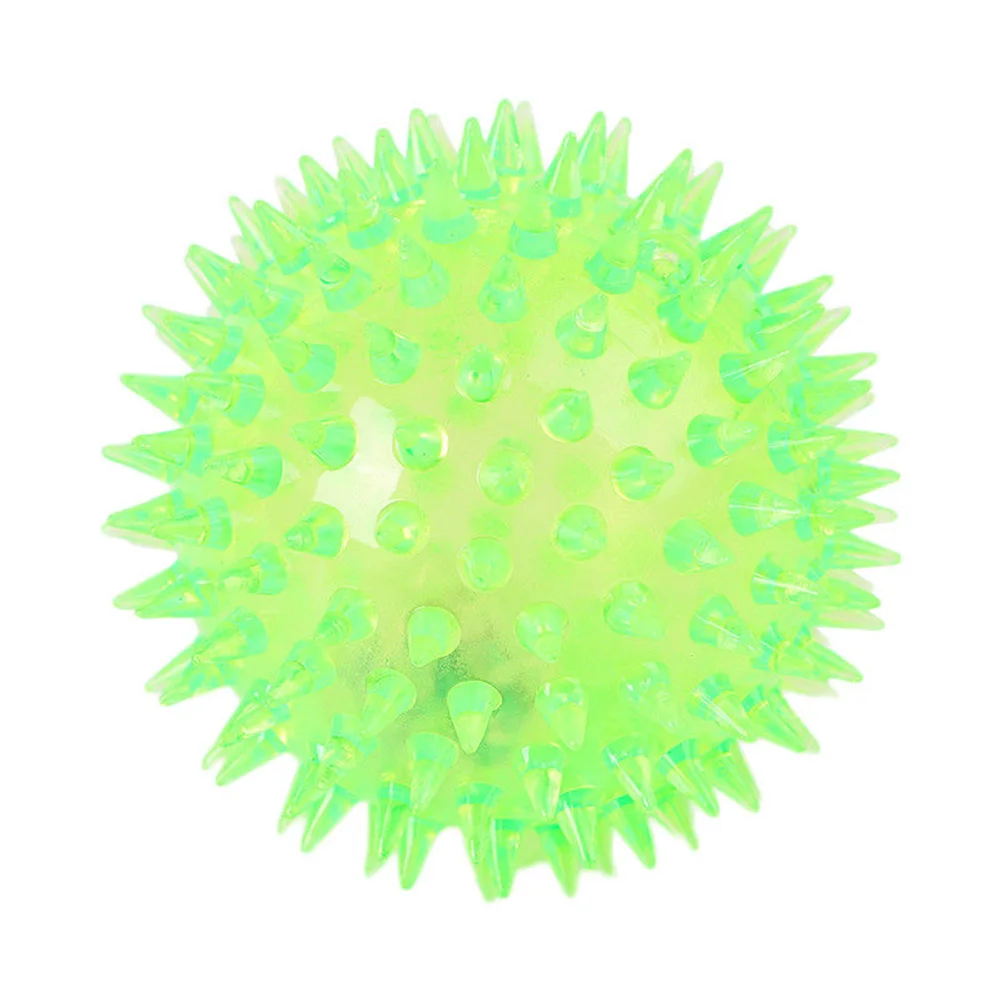 Высококачественный мигающий светящийся раньше игрушечный мяч для щенков