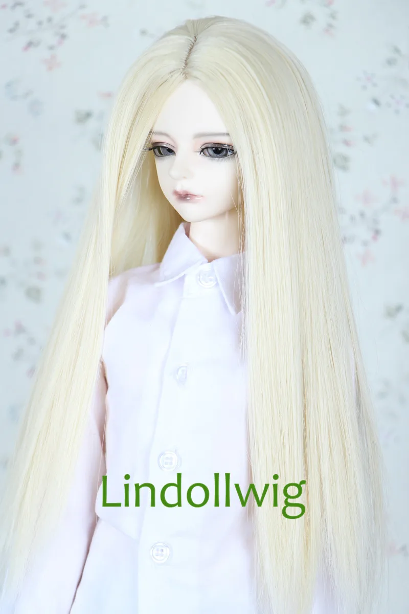 1/3 BJD Wig Pullip Dal DD SD LUT Dollfie Doll 8-9 inch Long Blonde | Игрушки и хобби