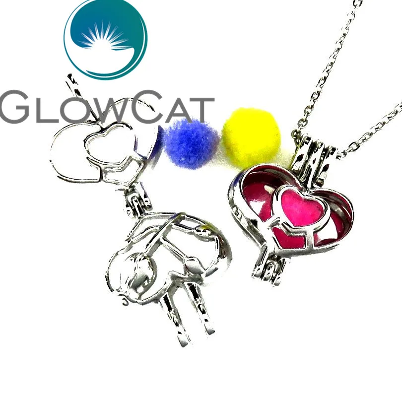 GLOWCAT KK607 розы в сердце бусины клетка эфирных масел аэрозольный распылитель для