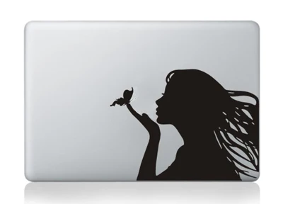 MB black-Part C(147) Частичные наклейки для ноутбука Apple Macbook Air Pro retina мультяшный ПК Ноутбук кожа для hp/Asus/Dell наклейка на компьютер наклейки - Цвет: MB black-Part C(147)