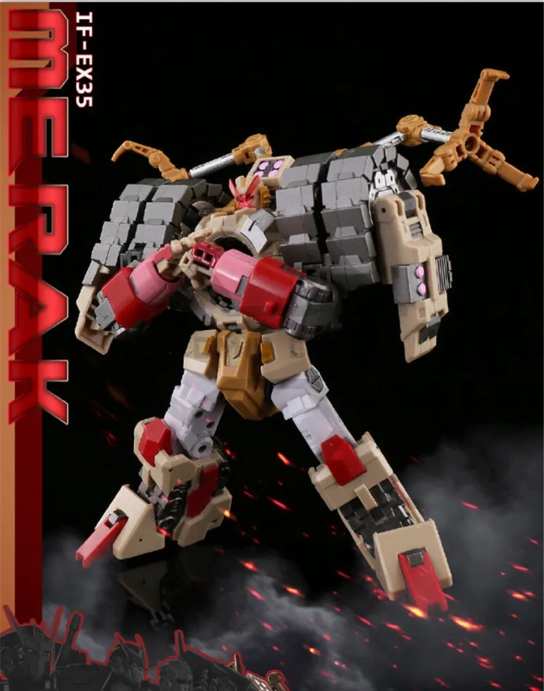 Tesarus Comic Club, ironfactory DJD Tarn Vos Kaon Helex Tesarus combiners, трансформация, фигурка робота, игрушка - Цвет: Tesarus