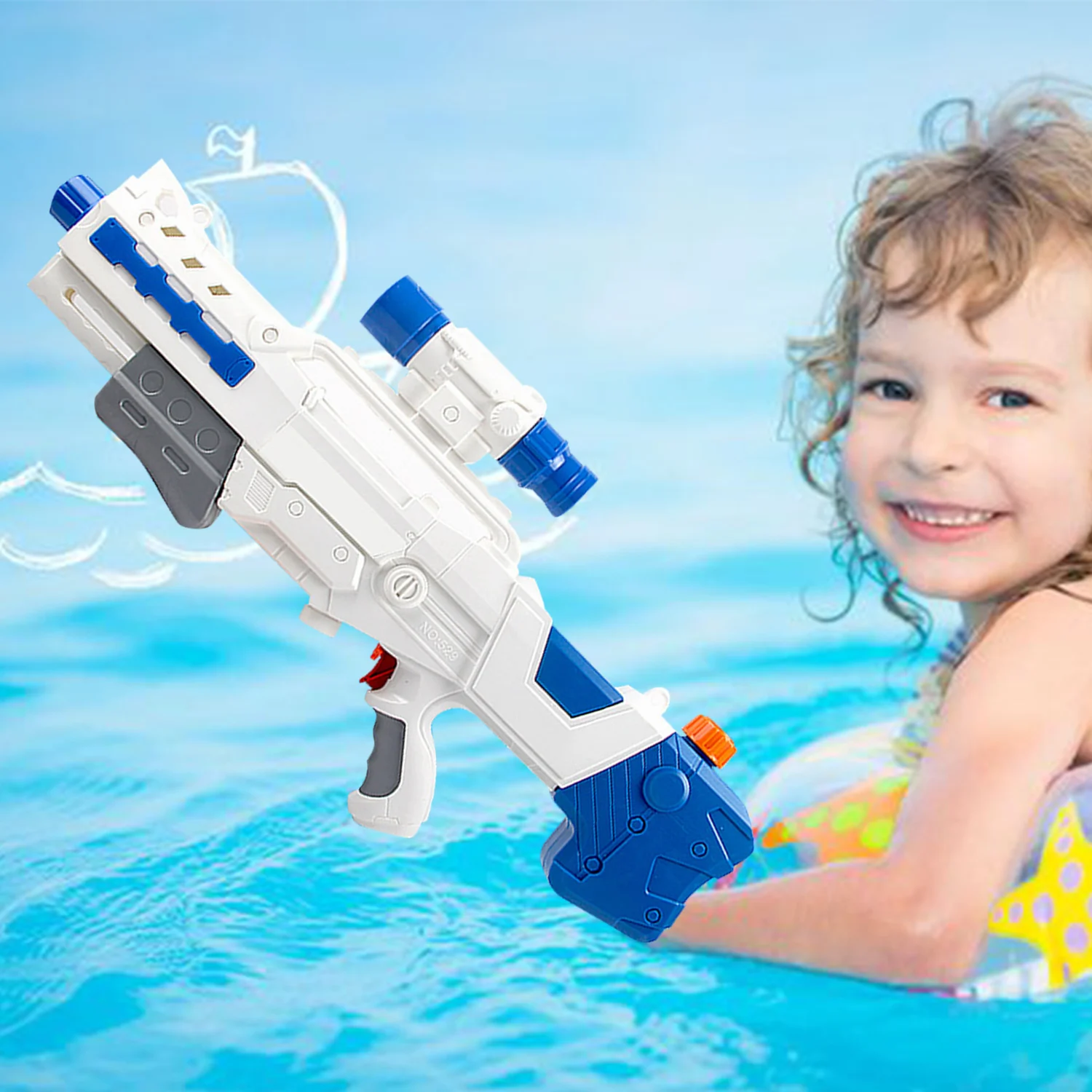 530 мл большая емкость для воды Soaker пистолет игрушка лета открытый бассейн пляж
