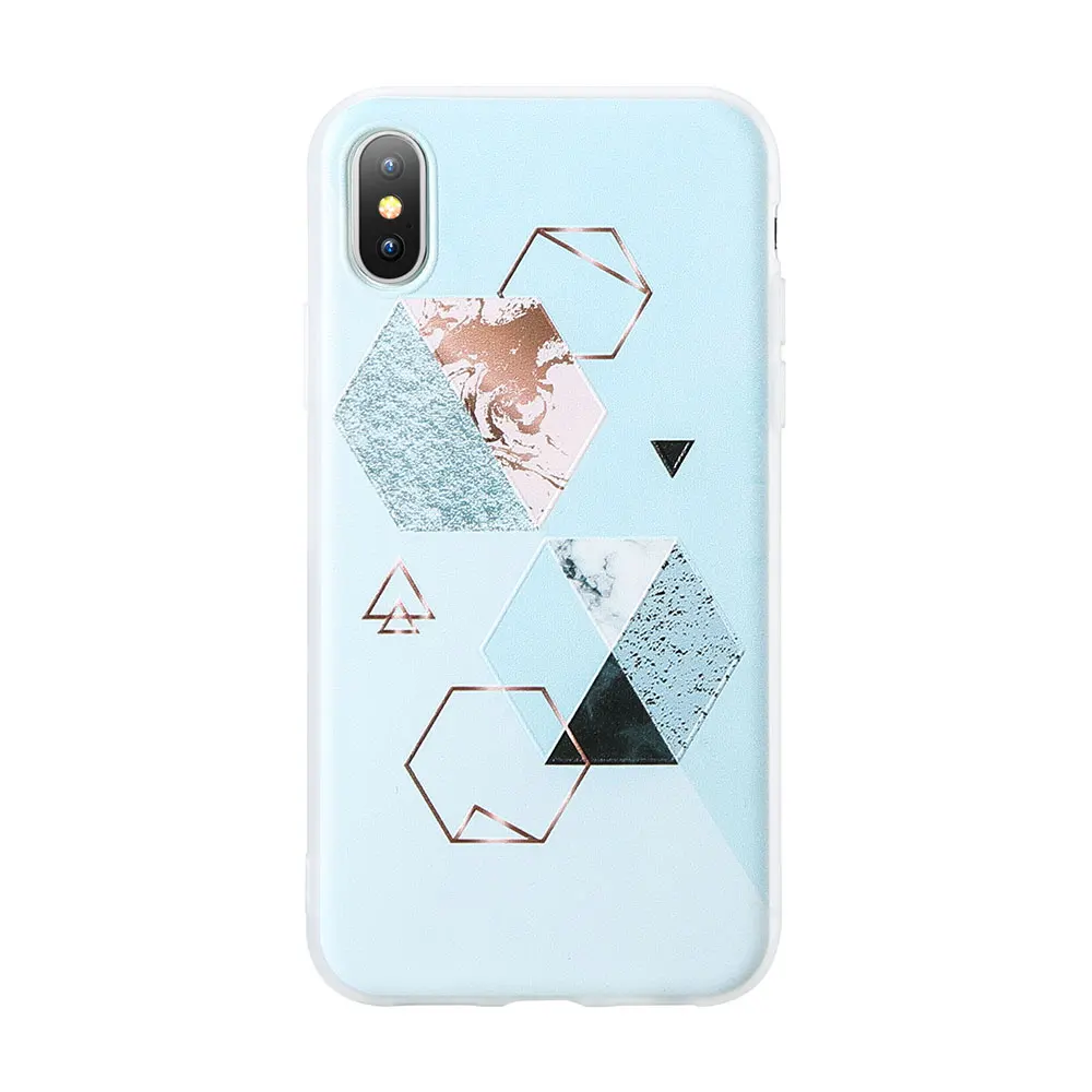 4 KISSCASE силиконовый чехол для Samsung Galaxy S8 S9 плюс треугольная Геометрия Мрамор чехол для Samsung Galaxy A7 A6 A5 J3 J5 чехол на самсунг j5 - Цвет: 4