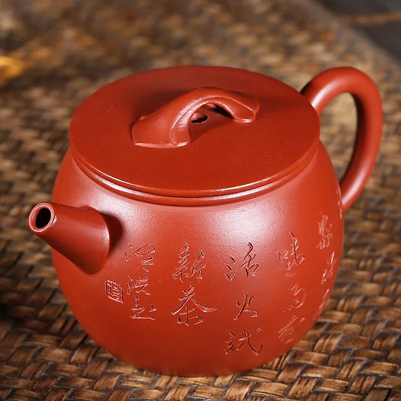 Yixing знаменитый Фан Zehong все руки zhu грязь dahongpao Радужный нефритовый пояс чайник из