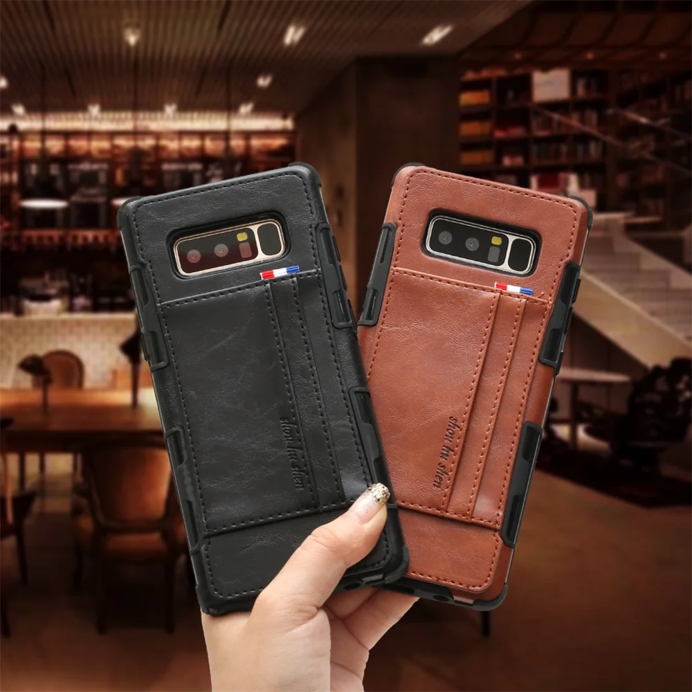 Роскошный чехол из искусственной кожи для samsung galaxy S8 S9 S10 Plus, чехол-кошелек с отделением для карт, задняя крышка для samsung galaxy Note 8 s10e, чехол s Coque