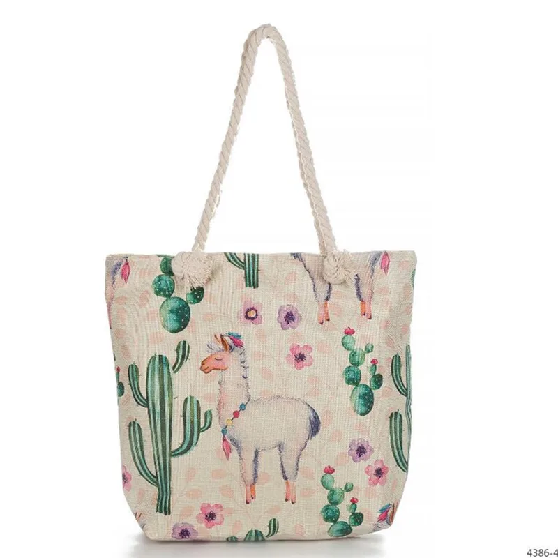 M570 Милая женская сумка Альпака панда Серия животных большая емкость нить узор