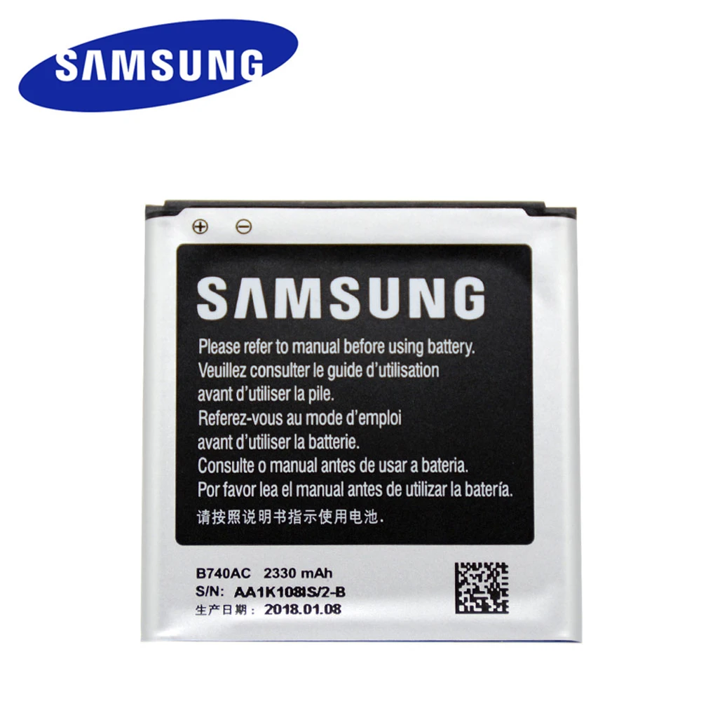 Original B740AE B740AC for Samsung Galaxy S4 Zoom SM-C101 C1010 C105 C105A C105K High Quality Replacement Battery 2330mAh | Мобильные