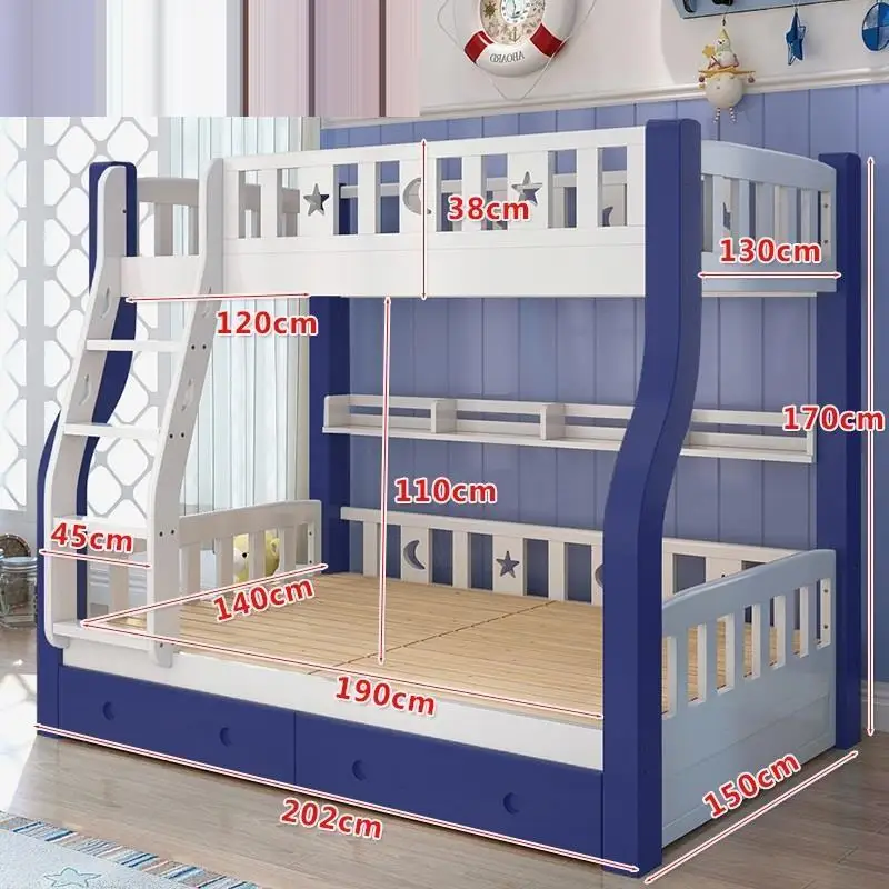 Quarto Deck Home Frame Mobili Per La Casa Letto Ranza Room De Dormitorio Mueble bedroom Furniture Cama Moderna Double Bunk Bed | Мебель
