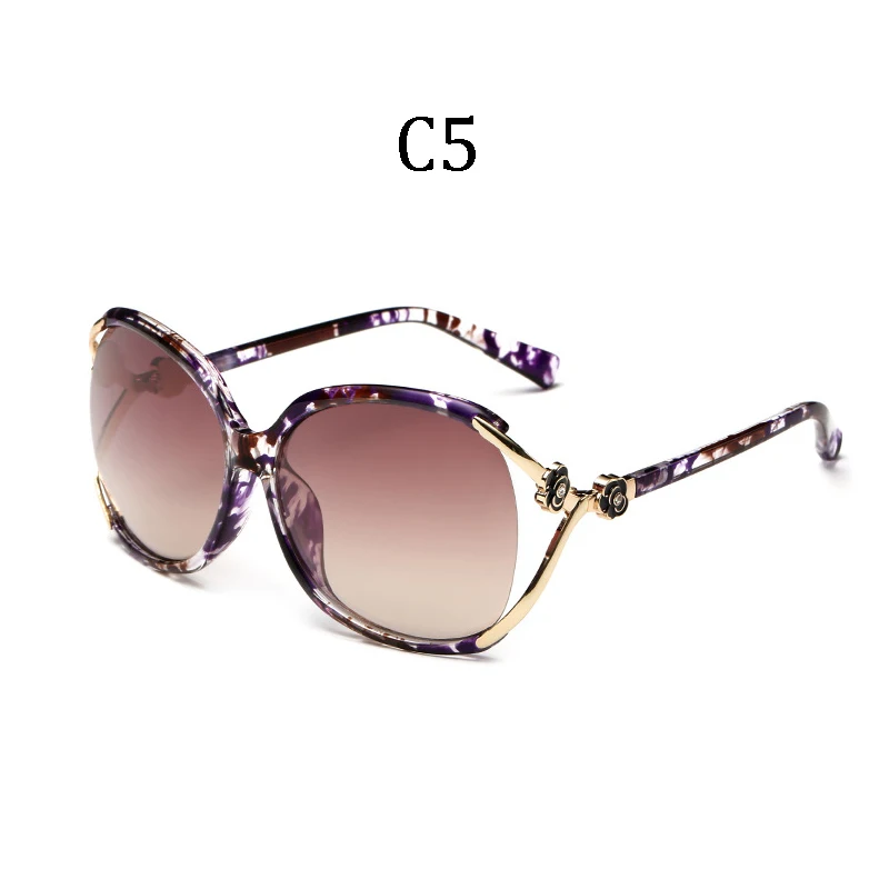 Очки солнцезащитные женские квадратные с цветами UV400|brand sun glasses|designer glassesfashion glasses |