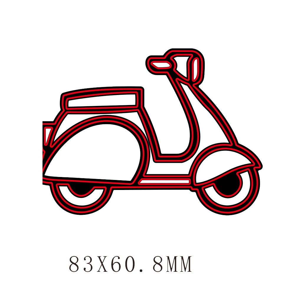 Электрический мотоцикл Patten карты сделать трафареты для DIY Скрапбукинг