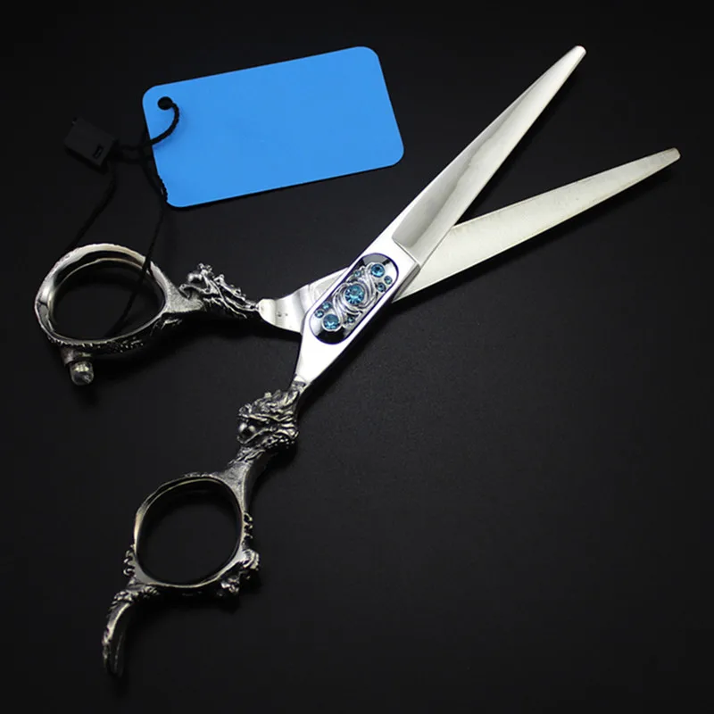 Профессиональные японские стальные ножницы 6 дюймов с рукояткой дракона для