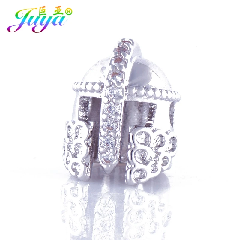 Металлические бусины Juay DIY с микрозакрепкой из циркония бусины-подвески для