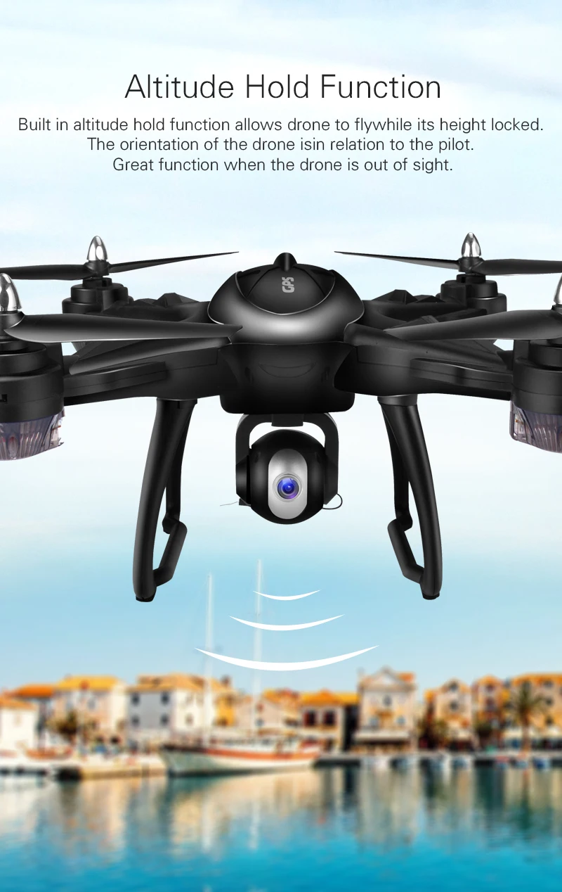 LH-X38G gps Радиоуправляемый Дрон Quadcopter с 1080 P Wi-Fi FPV дальних полет должны следовать меня круг fly режим большой щетка мощность двигателя
