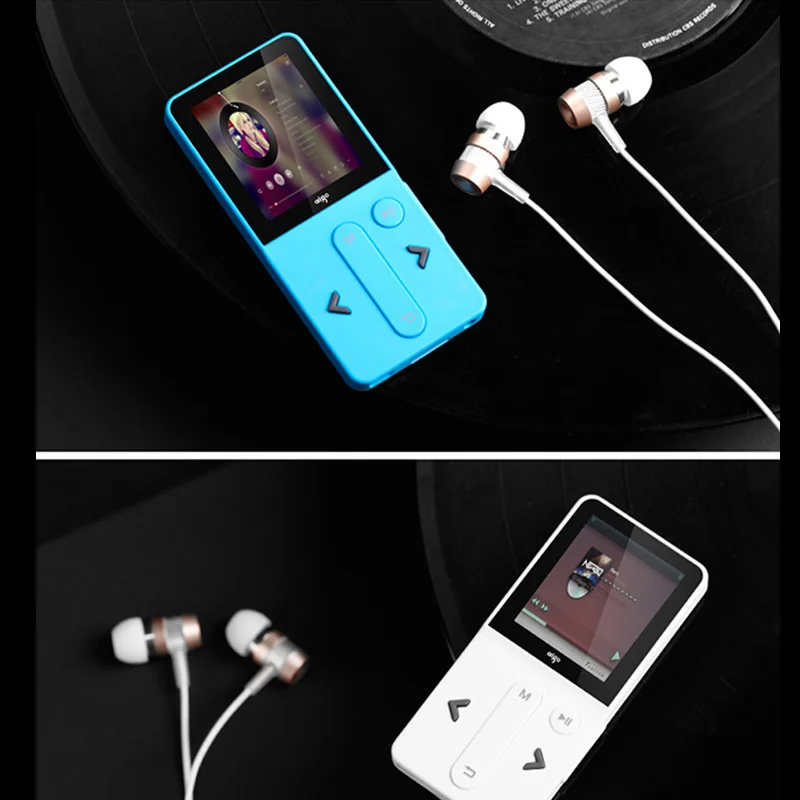 AIGO 207 MP3 плеер HIFI мини-плеер Loseless стерео Спорт портативный музыкальный TFT экран плеер функция записи TF карта