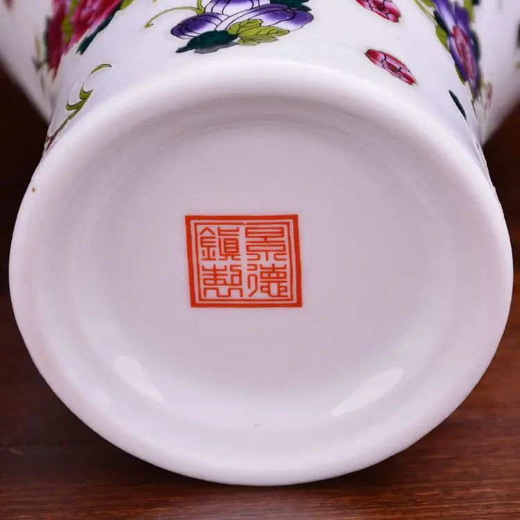 Керамическая ваза Jingdezhen светящаяся в современном стиле минимализма для гостиной