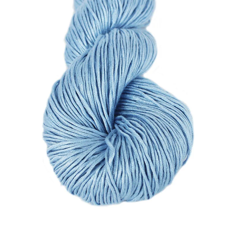 11 Med Blue 5*50 г Хэнк Бамбуковая пряжа ручного вязания пряжа - Цвет: 11 Med Blue