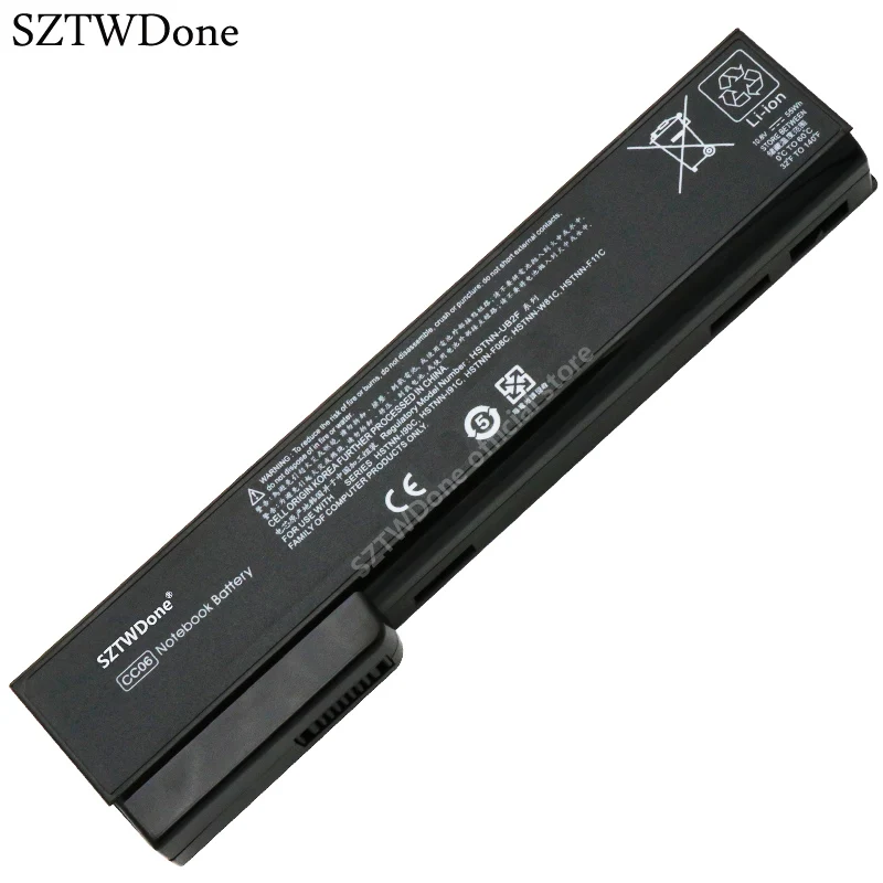 SZTWDone CC06 Аккумулятор для ноутбука hp 8460 W P 8560 6360B 6460B 6560B 6465B 6565B 8470 6470B 6570B 8570 HSTNN LB2F