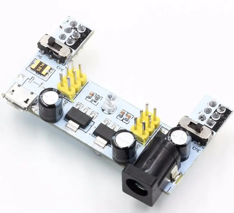 MB102 DC 7-12V микро USB интерфейс макетная плата модуль питания MB-102 2-канальный разъем