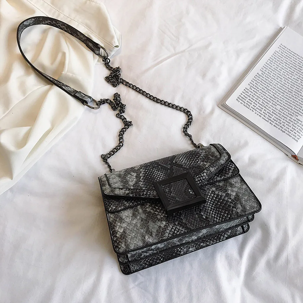 CONEED, женские сумки, роскошная женская сумка, змеиный принт, сумка на плечо, винтажная женская сумка через плечо, сумки на плечо JUN20