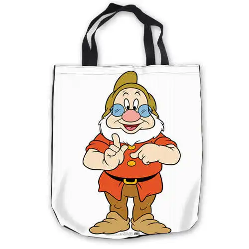 Изготовленные на заказ холщовые белоснежные-(1) ручные сумки-тоут хозяйственная