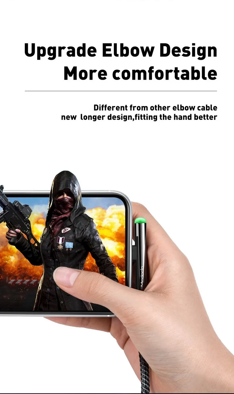 MCDODO светодиодный кабель для быстрой зарядки USB C type C кабель для зарядки USB-C для samsung S10 S9 Xiaomi Mi 9 huawei mate 20 Pro P20
