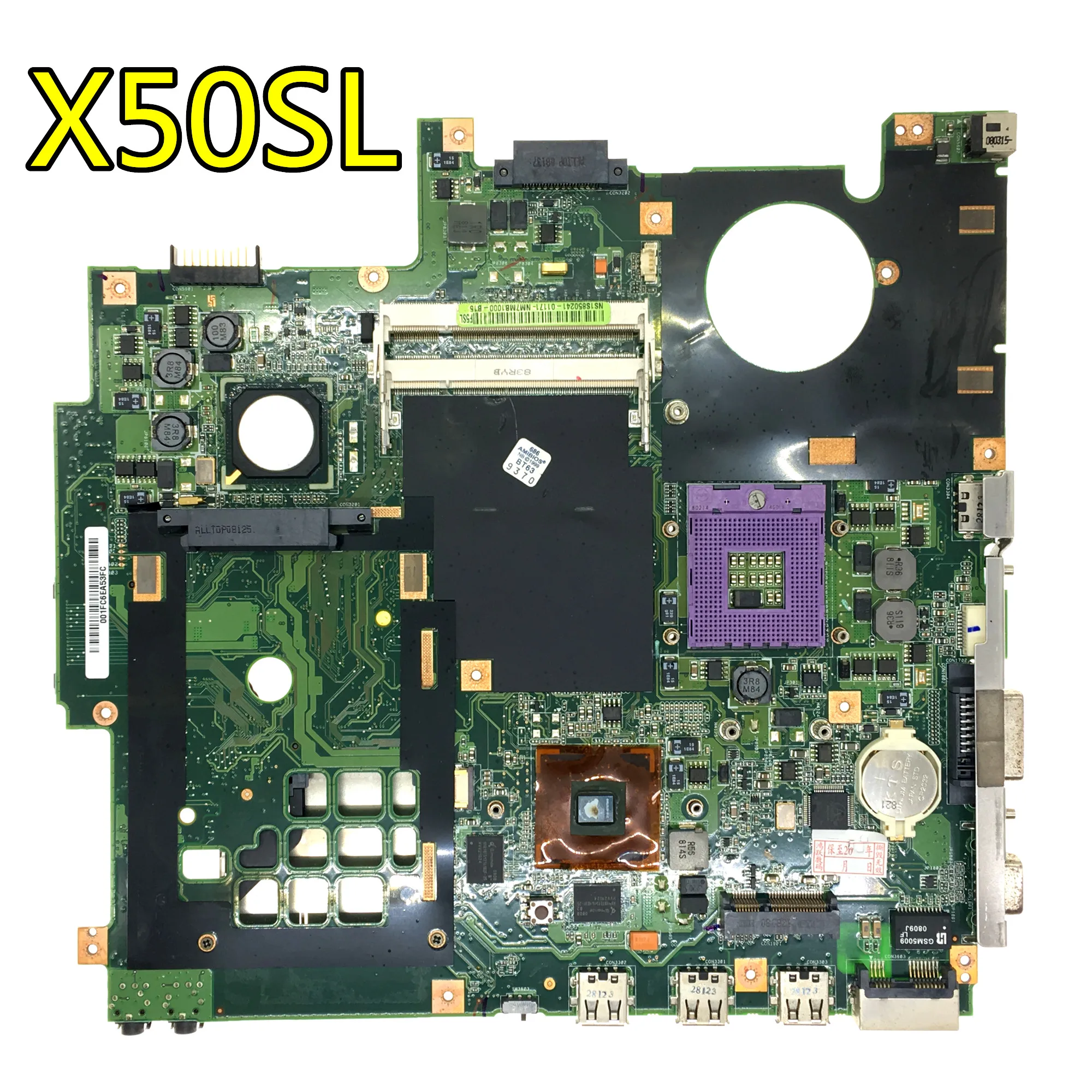 Материнская плата для ноутбука ASUS F5VL X50VL X59SL X50SL F5SL F5SR F5V X50V X59SR F5GL X50GL F5M X50M F5R X50R F5RL