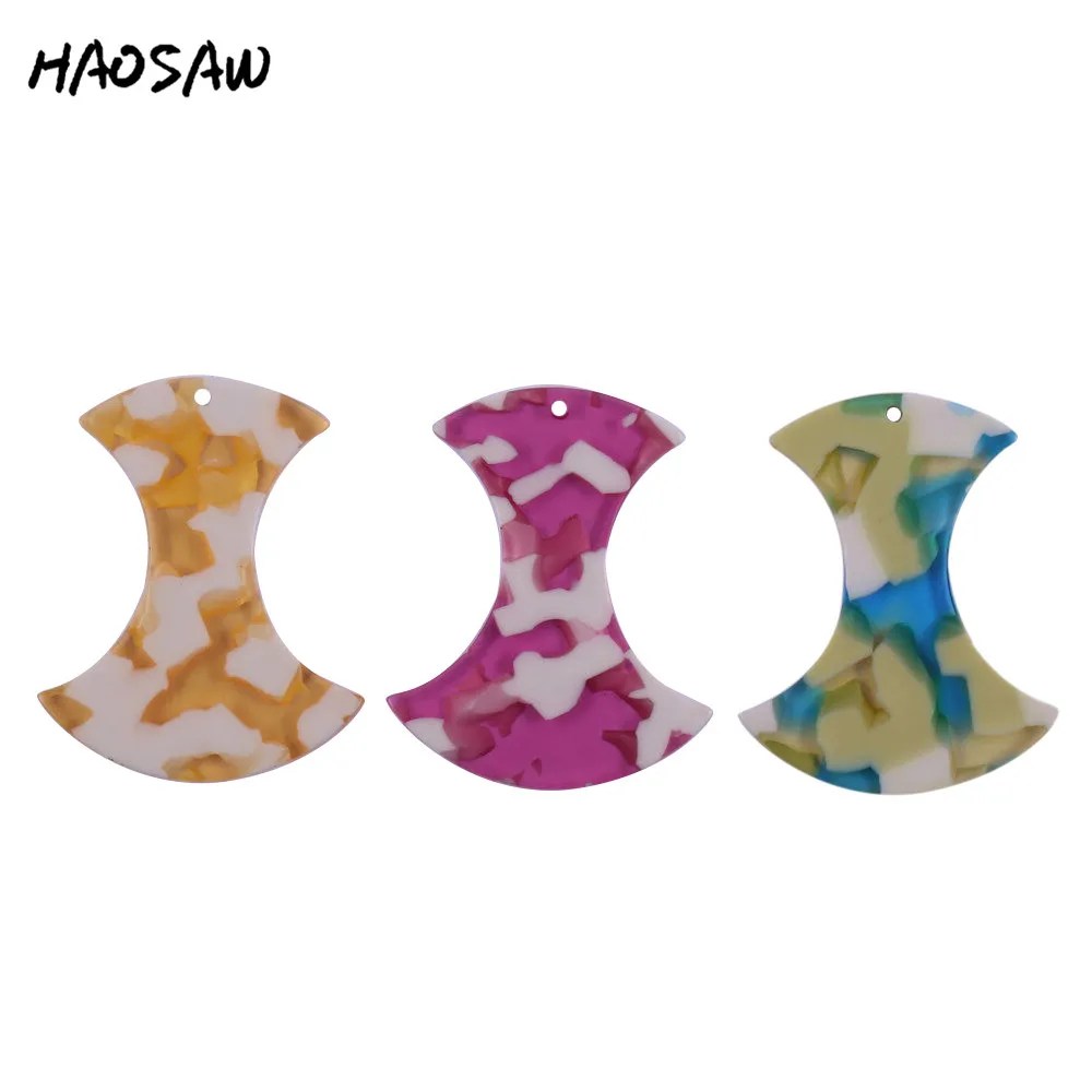 HAOSAW 32*40 мм 4 шт./лот очарование уксусной кислоты/неправильной формы/DIY