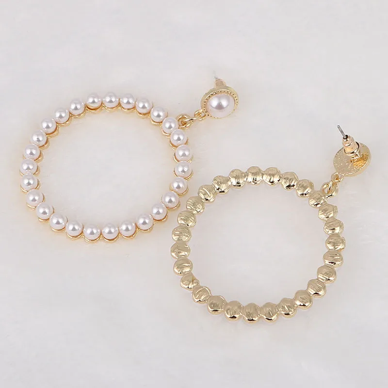 LEADERBEADS 2019 Новое поступление гипербольные круглые Висячие серьги для свадьбы