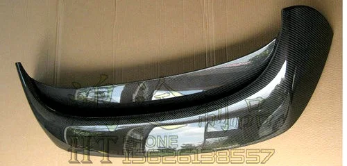 MPS style real Carbon Fiber/Primer unpainted FRP Car rear Roof Spoiler double Wing For Mazda 3 M3 Hatchback | Автомобили и