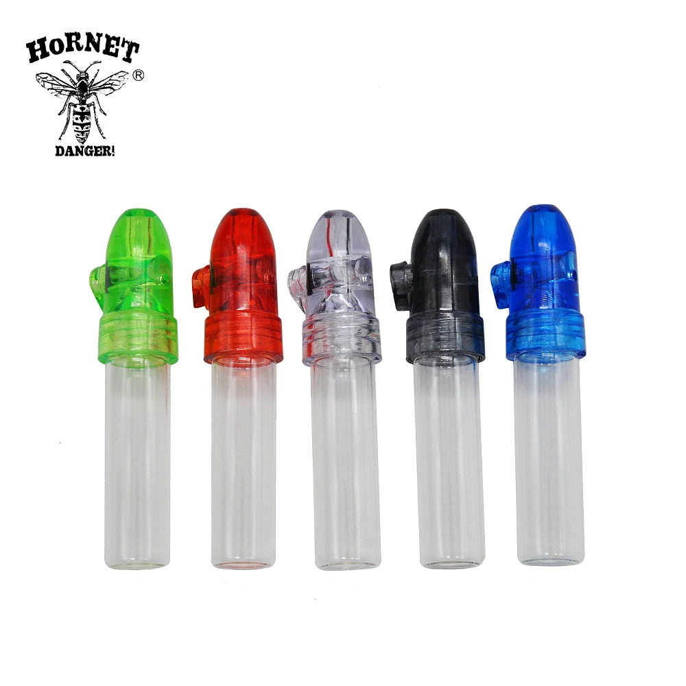 5 шт. 53/67/82 мм Пластик Стекло табак диспенсер ракета Snorter Sunff Sniffer Botella пуля Rocket из