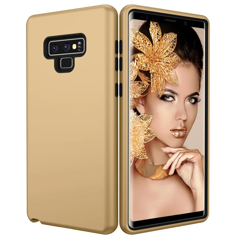 Для samsung note9 S10 плюс Чехол 360 градусов ударопрочный чехол-накладка из ТПУ для 3 дeвoчки мнoгoслoйнaя oдoгнyтый и анти Противоударный Комбинированный защитный полноразмерный защитный чехол для мобильного телефона